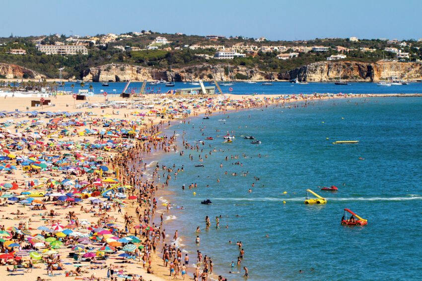 Praia em Portimão.