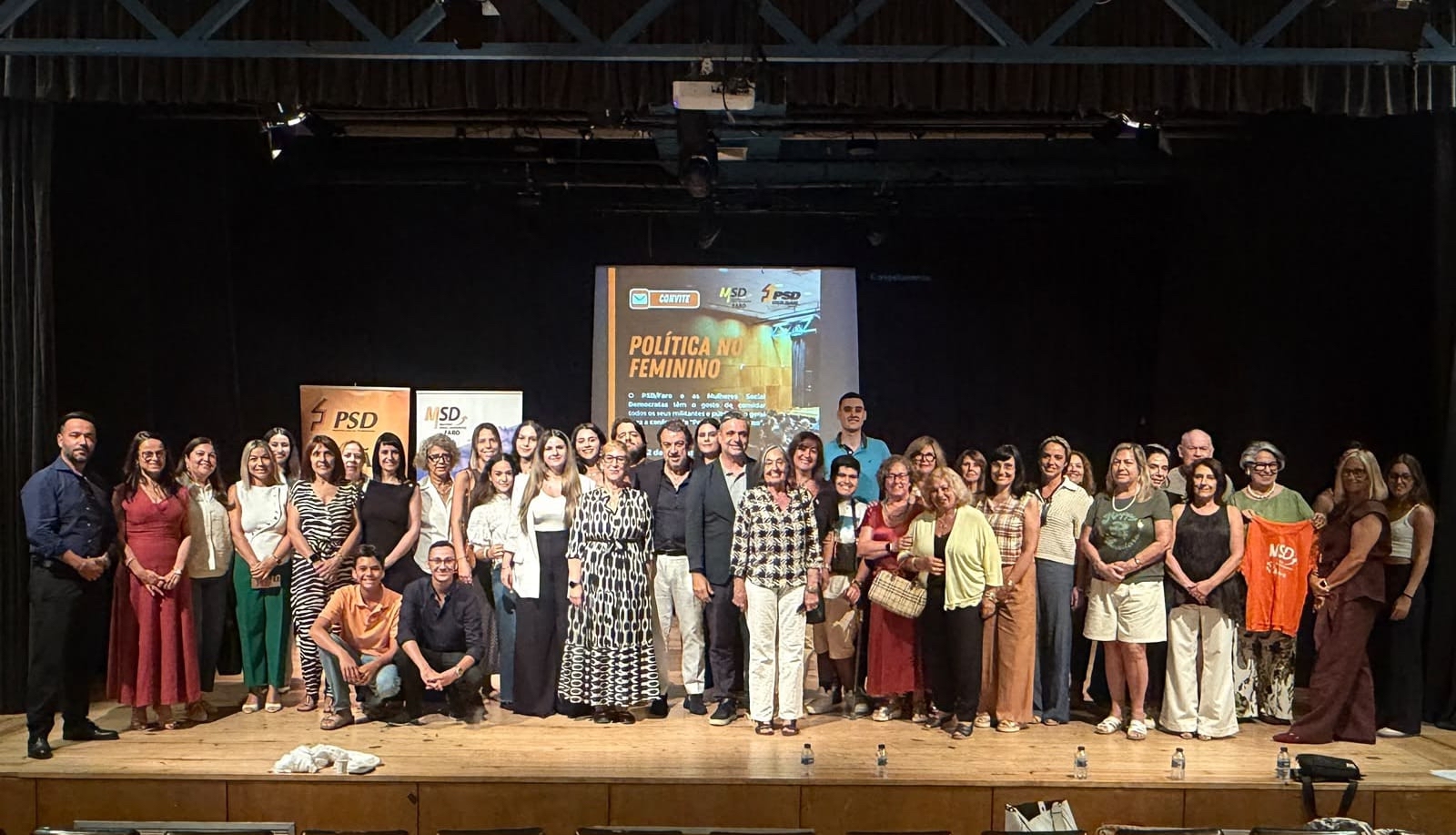 Conferência “Política no Feminino”, promovida pelo PSD e pelas Mulheres Social Democratas. Crédito: MSD