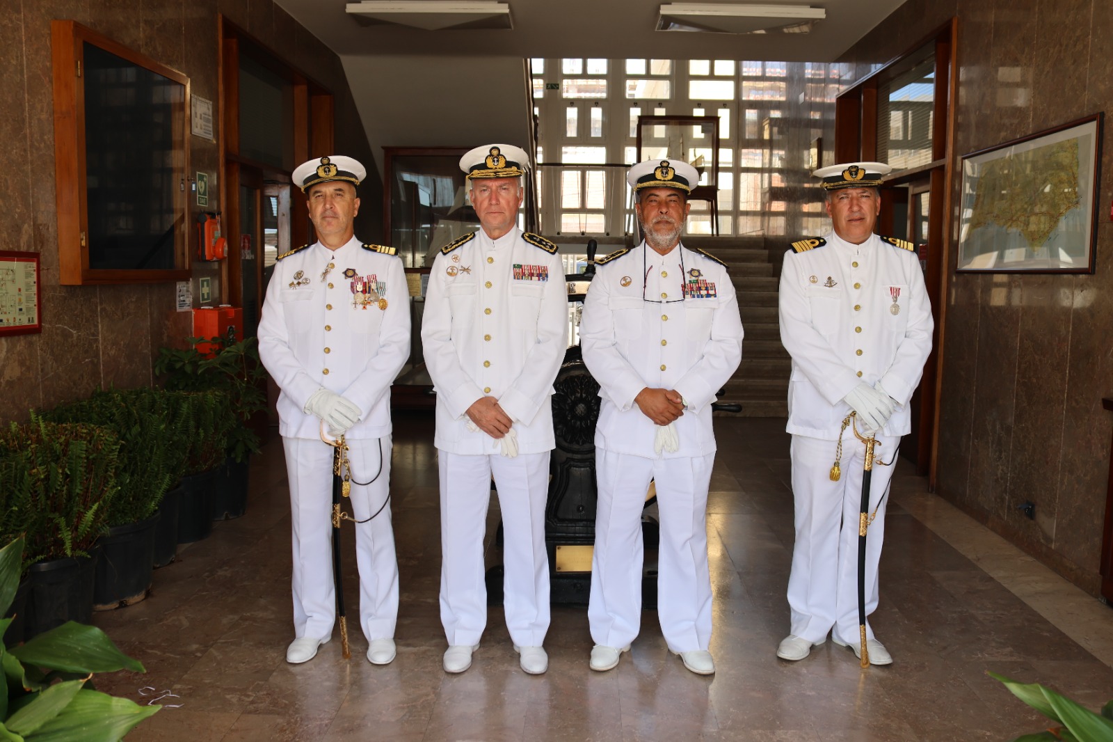 O Capitão-de-mar-e-guerra Luís Conceição Duarte tomou posse. Crédito: Marinha