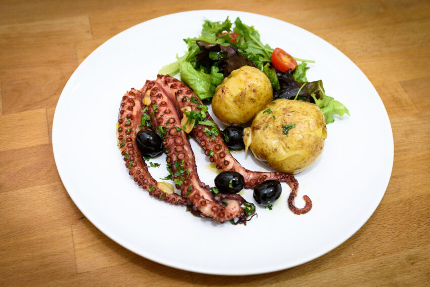 Polvo à lagareiro.