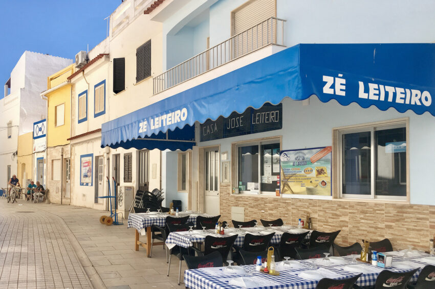Restaurante Zé Leiteiro, em Armação de Pêra.