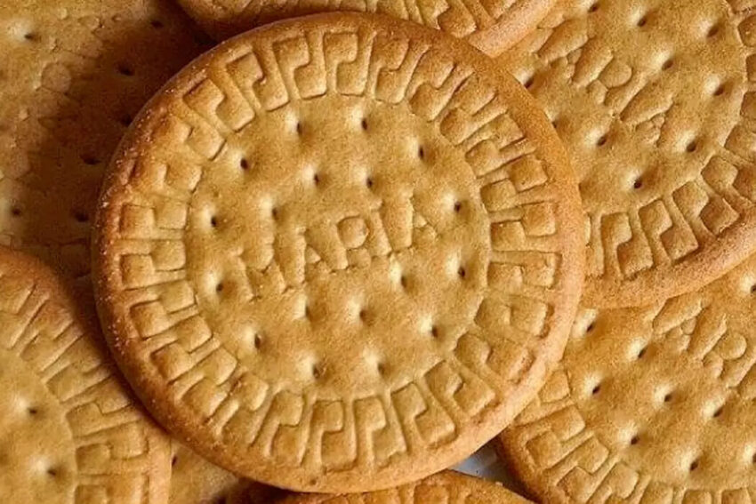 Bolachas Maria.