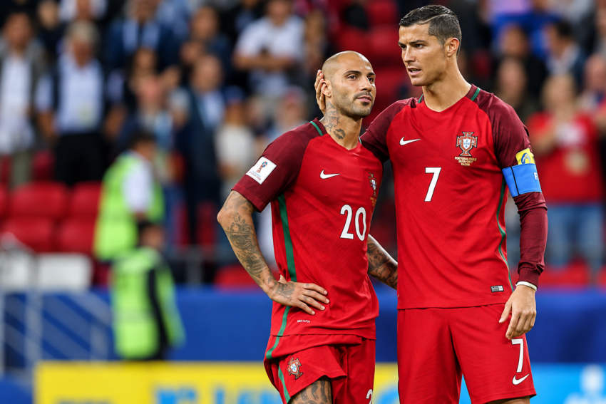 Cristiano Ronaldo e Ricardo Quaresma. Crédito: DR