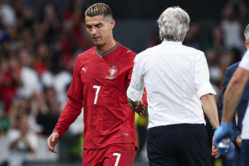Cristiano Ronaldo e Jorge Jesus. Crédito: DR